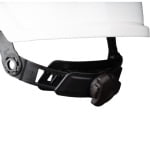 CG6PHW200NSI_Casca de protecție PHOENIX WIND, albastra ABS, LPDE, fixare în 6 puncte, ochelari incorporati, tratati anti-aburure si anti-zgariere_prindere-rotita