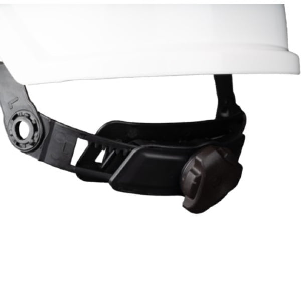 Casca de protecție PHOENIX WIND, albastra ABS, LPDE,  fixare în 6 puncte, ochelari incorporati, tratati anti-aburure si anti-zgariere, Coverguard