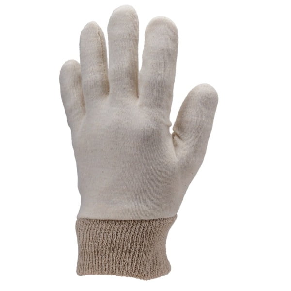 Manusi bumbac interlock pentru manipulari usoare si asamblare EUROLITE 4100, aplicatii in medii curate, protejarea pieselor de murdarie, amprente sau transpiratie, marime 9