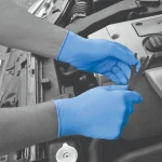PCGD19_Manusi nitril albastre, SHIELD GD19, nepudrate, 100buc cutie pentru HoReCa, saloane si domeniul industrial si medical_9