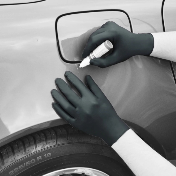 Manusi nitril negre, GL897 Bodyguards, nepudrate, 100buc / cutie pentru examinare, pentru Medical, HoReCa, saloane si domeniul industrial, calitate premium