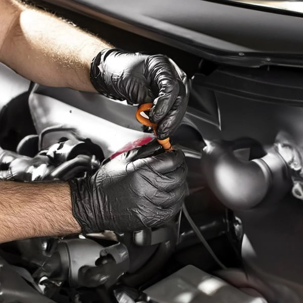 Manusi nitril negre, GL897 Bodyguards, nepudrate, 100buc / cutie pentru examinare, pentru Medical, HoReCa, saloane si domeniul industrial, calitate premium