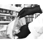 PCGL897-Manusi nitril negre, GL897 Bodyguards, nepudrate, 100buc cutie pentru examinare, HoReCa, saloane si domeniul industrial si medical-8