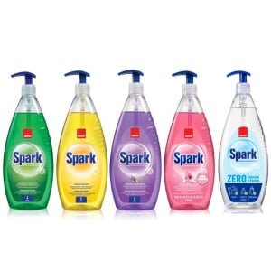 Detergent de vase Sano Spark 1L - flacon cu pompita