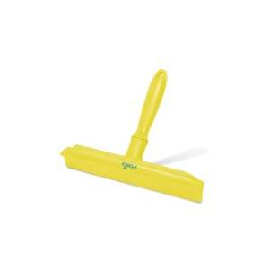 Racleta de apa cu maner scurt, 30 cm, IGEAX 1059, galbena, rezistenta la 121°C, pentru suprafete mici, pentru industria alimentara, certificata HACCP