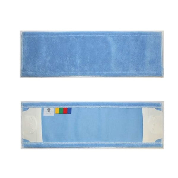 Mop din microfibra, albastru, compatibil cu IPCATPA02014-IP09, 50 x 17 cm, conform HACCP, pentru curatare si dezinfectare