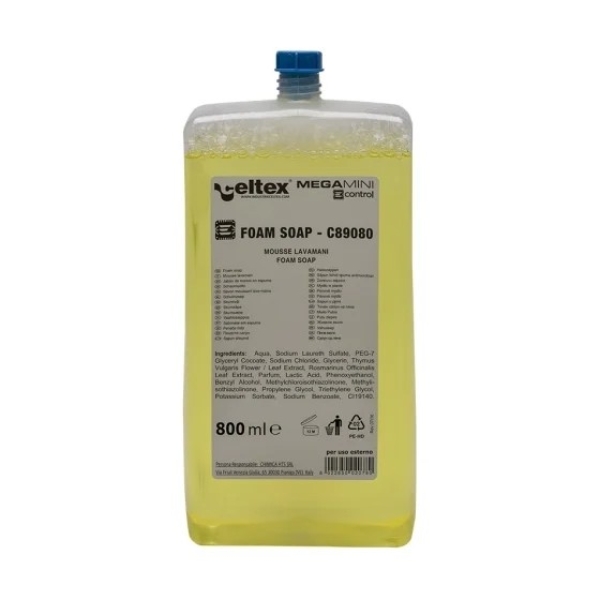 Sapun spuma E-CONTROL 700 ml, usor parfumat, pentru utilizare frecventa, Ecolabel, testat dermatologic- compatibil cu dispenser CE95520