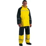 CG5071_Costum de ploaie din doua piese, FLUO cu banda reflectorizanta, galben fluorescent – albastru inchis, Coverguard_1