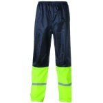 CG5071_Costum de ploaie din doua piese, FLUO cu banda reflectorizanta, galben fluorescent – albastru inchis, Coverguard_3