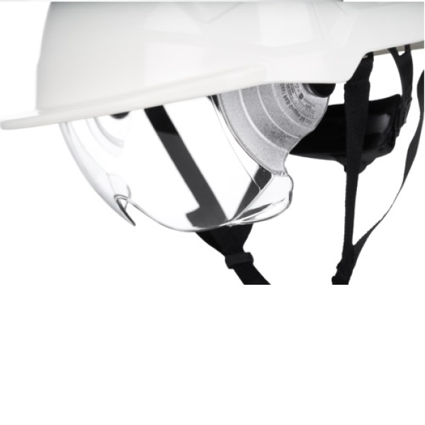 Casca de protecție PHOENIX PRO,  ABS ,  LPDE,  fixare în 6 puncte,  cu ochelari incorporati, lentila PC tratata anti-zgariere (K) si anti-aburire (N), Coverguard