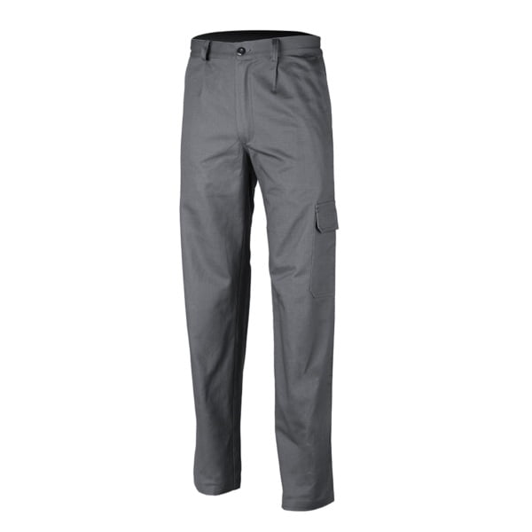 Pantaloni de lucru, INDUSTRY, gri, tercot, 65%poliester, 35% bumbac, 245 g/m², confortabili, material rezistent la uzura, cusaturi intarite, Coverguard