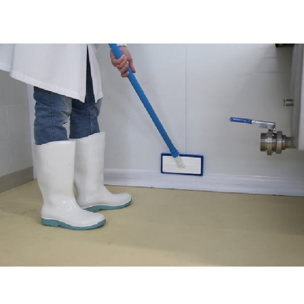 Kit complet, alcatuit din suport de pad si pad IGEAX 1029, rosu, pentru curatarea pardoselilor, peretilor si tavanelor, 250 x 120 x 90 mm