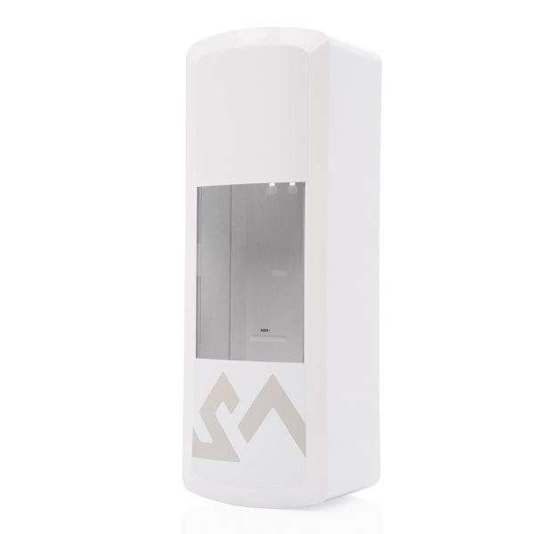 Dispenser automat cu senzor, pentru sapun spuma si gel dezinfectant SVEMA DENALI-A alb, 1250 ml, fara atingere