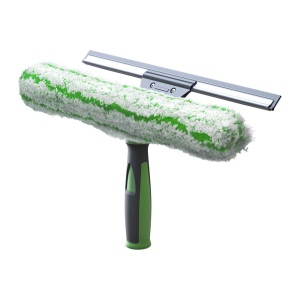 Racleta completa 2 IN 1, Technoduo, pentru spalarea si curatarea geamului, 45 cm