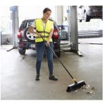 IGX324_Matura pentru exterior 45 cm, neagra, inclinata, prindere cu filet, peri duri, cu filet universal, fara maner_1