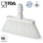 IGX1011WT_Matura inalta cu peri lungi, duritate mare, alba, 32 cm, termorezistenta, pentru industria alimentara, HACCP,FDA