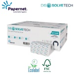 SD421349_Prosoape de hartie pliate V, Papernet 421349, celuloza alba, Dissolve Tech, 21×17.6 cm, 210 portii_pachet, certificat FSC, Ecolabel_1
