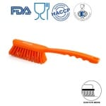 IGX1005OM_Perie de mana cu maner mediu, duritate medie, portocaliu, rezistenta la 121°C, Food Contact, HACCP, FDA_1