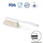 IGX1005WT_Perie-de-mana-cu-maner-mediu-duritate-ridicata-alba121°C-autoclavareFood-Contact-HACCP-FDA