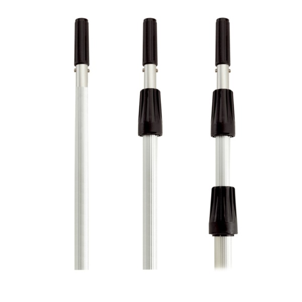 Maner telescopic din 3 sectiuni, lungime de 300 cm