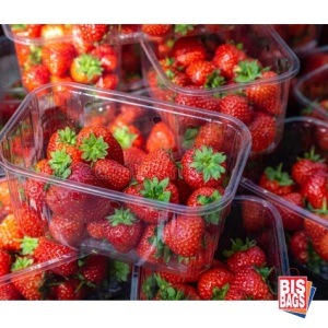 CASEROLA FRUCTE 1000 GR FARA CAPAC - 190x115x110 mm - 800 BUCATA.