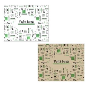 Hartie tava "FRESH" - NATUR 30X40-1000 BUCATA