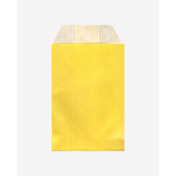 Punga mercerie galbena - 7x12 cm - lwc alb 70gr/m2 - 250 BUCATA