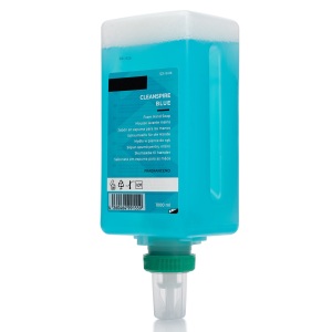 Sapun spuma SVEMA CLEANSPIRE BLUE 1000 ml pentru dispenser DENALI-M, spuma delicata cu parfum proaspat, hidrateaza si catifeleaza pielea, albastru