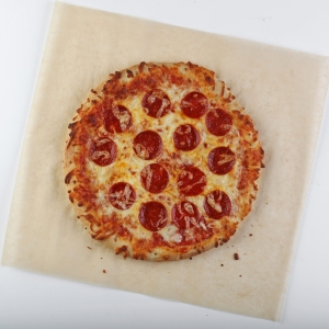 Hartie cerata "pizza" - 27x27cm (alb) - 1000 coli