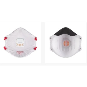 Masca de protectie FFP3 cu supapa, Milwaukee, eficienta filtrare 99% - 10 bucati/set