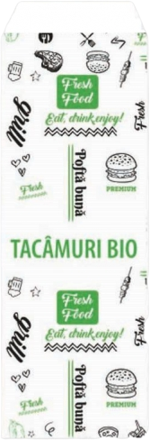 Punga tacam alba FRESH - 8x24cm - 2000 BUCATA