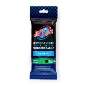 JETXPERT servetele umede pentru geamuri auto, 24 servetele / pachet