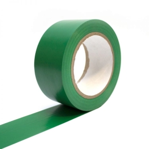 Banda de marcare pentru pardoseala, auto-adeziva, din vinil, verde, 50mm x 3m, TP040002
