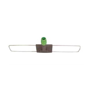 Suport pentru mop, din plastic, culoare verde, 60 cm