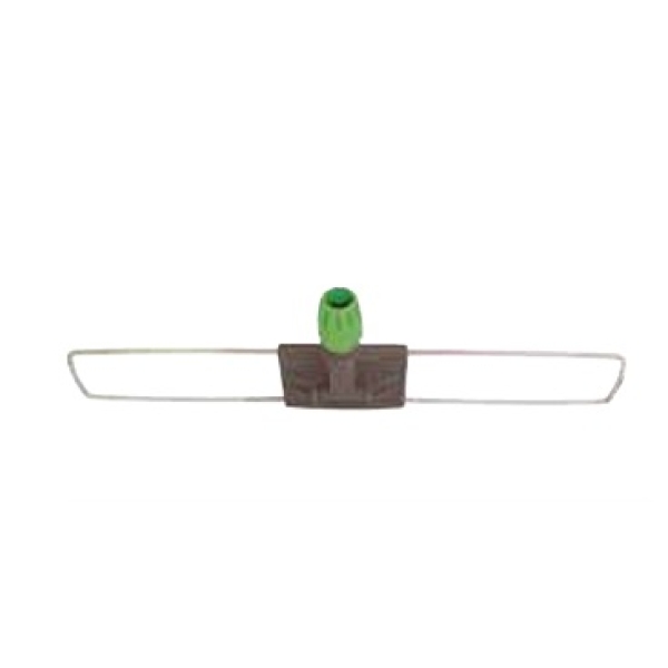 Suport pentru mop, din plastic, culoare verde, 60 cm