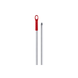 Coada / Maner 130 cm, diametru de 25 mm, rosu, pentru maturi, raclete si perii IGEAX, din aluminiu, pentru industria alimentara, certificata FDA