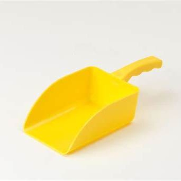 Scafa galbena, Igeax 1107Y, capacitate 0.25 litri, maner ergonomic anti-alunecare, pentru colectarea alimentelor solide pentru industria alimentara, HACCP