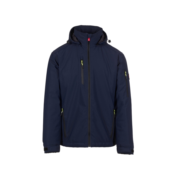 Jachetă softshell Payper Gale / Gale Pad pentru bărbați – impermeabilitate WP8000, respirabilitate WVT5000, glugă fixă - culoare albastru inchis