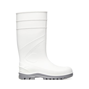 Cizma Exena Chimera White S4 CI SRC – PVC cu 8 % Nitril, talpa antiderapanta, culoare alba