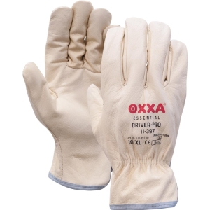 Manusi de protectie OXXA Driver-Pro 11-397, natural, 7-12, din piele naturala, captusite, cu manseta elastica
