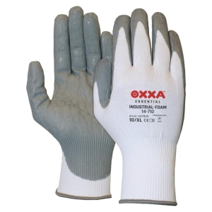 Manusi de protectie OXXA Industrial-Foam 14-710,gri/wh,8-11, din nylon, cu aderenta ridicata