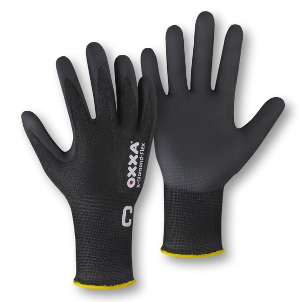 Manusi de protectie OXXA X-Diamond-Flex 51-780, 7-11, din nylon, cu manseta elastica, cu aderenta ridicata