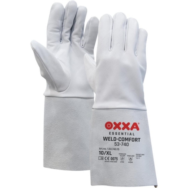 Manusi de protectie OXXA Weld-Comfort 53-740, sheep, gri,10, din piele naturala