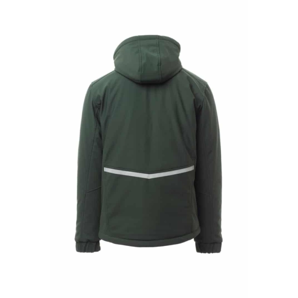 Jacheta softshell de iarna Payper Creek Pad, culoare verde/negru