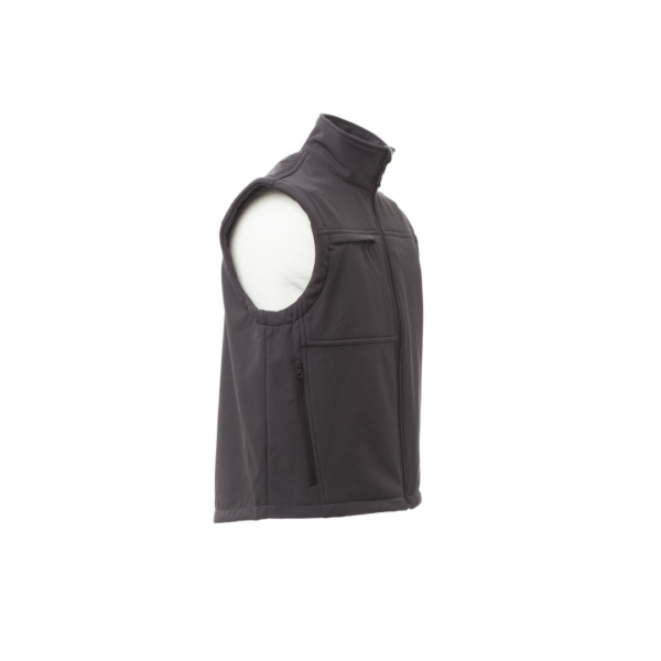 Vesta softshell Payper Bering pentru Barbati, 93% polyester + 7% Elastan Soft shell, Toamna-Iarna, 330 g/m2