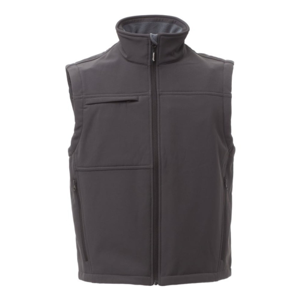 Vesta softshell Payper Bering pentru Barbati, 93% polyester + 7% Elastan Soft shell, Toamna-Iarna, 330 g/m2