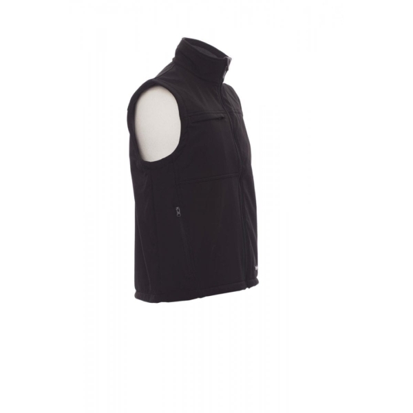 Vesta softshell Payper Bering pentru Barbati, 93% polyester + 7% Elastan Soft shell, Toamna-Iarna, 330 g/m2