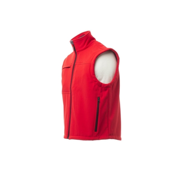 Vesta softshell Payper Bering pentru Barbati, 93% polyester + 7% Elastan Soft shell, Toamna-Iarna, 330 g/m2