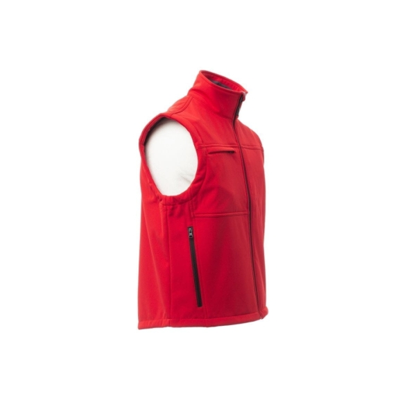 Vesta softshell Payper Bering pentru Barbati, 93% polyester + 7% Elastan Soft shell, Toamna-Iarna, 330 g/m2