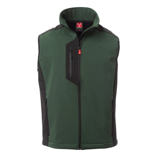 Vesta softshell Payper Cork for Men, made of 95% polyester + 5% Elastan, suitable for all seasons, 320 g/m2